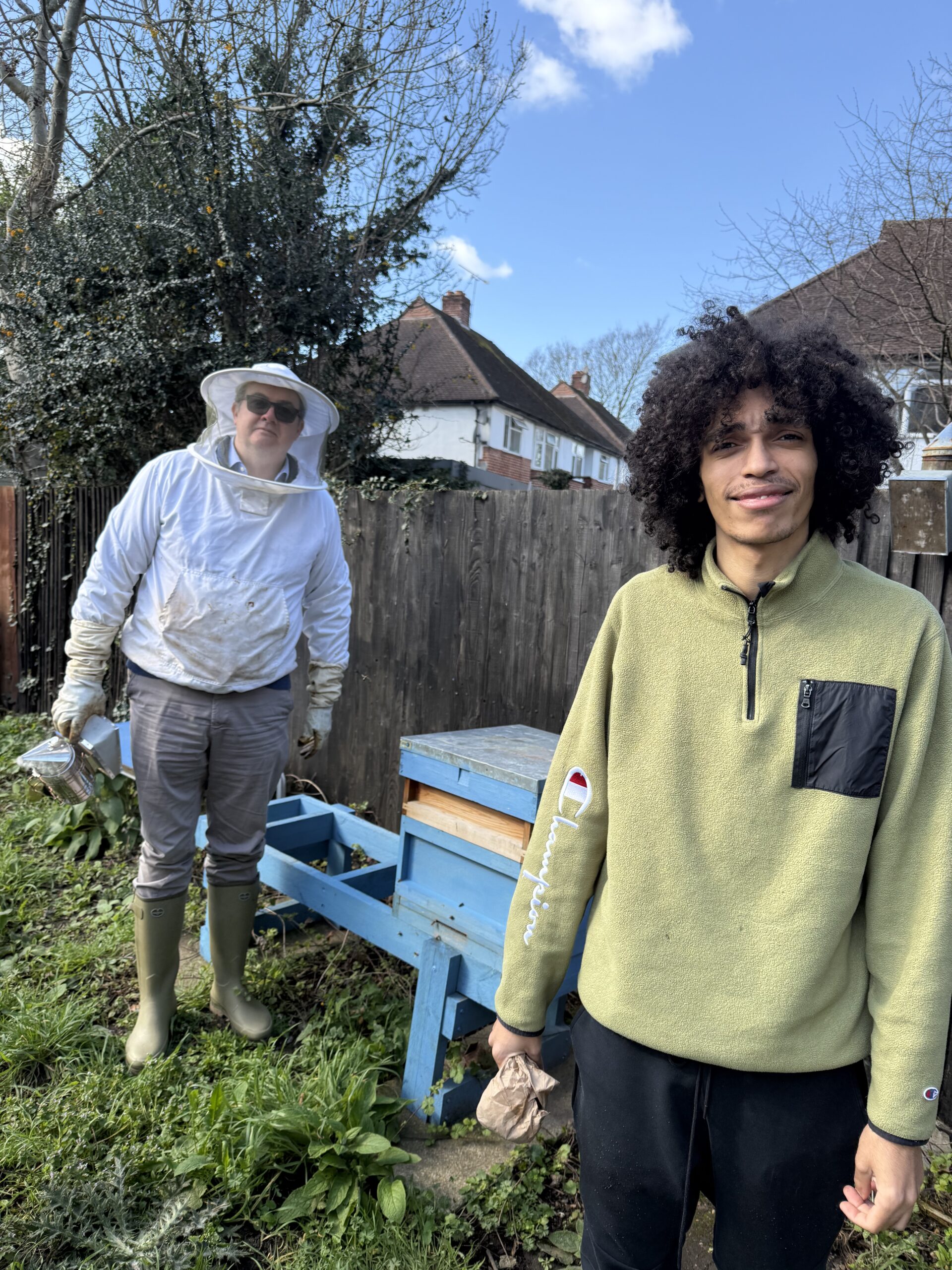 My son and James